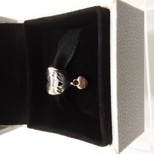 Authentic Pandora Thanks for Being My Mom Dangle Charm - EUC